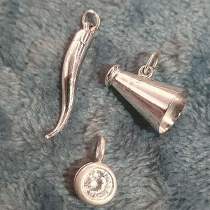 Silver Pendant | Charm - Set of 3